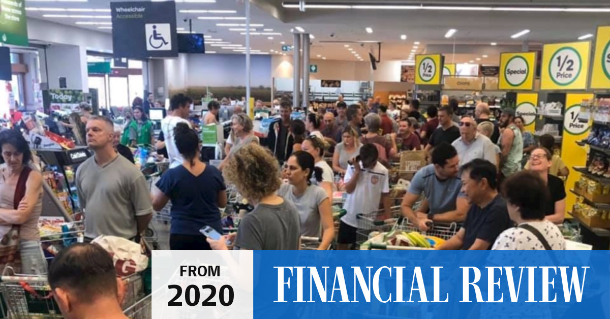 Woolworths sold a week's stock of toilet paper in one day